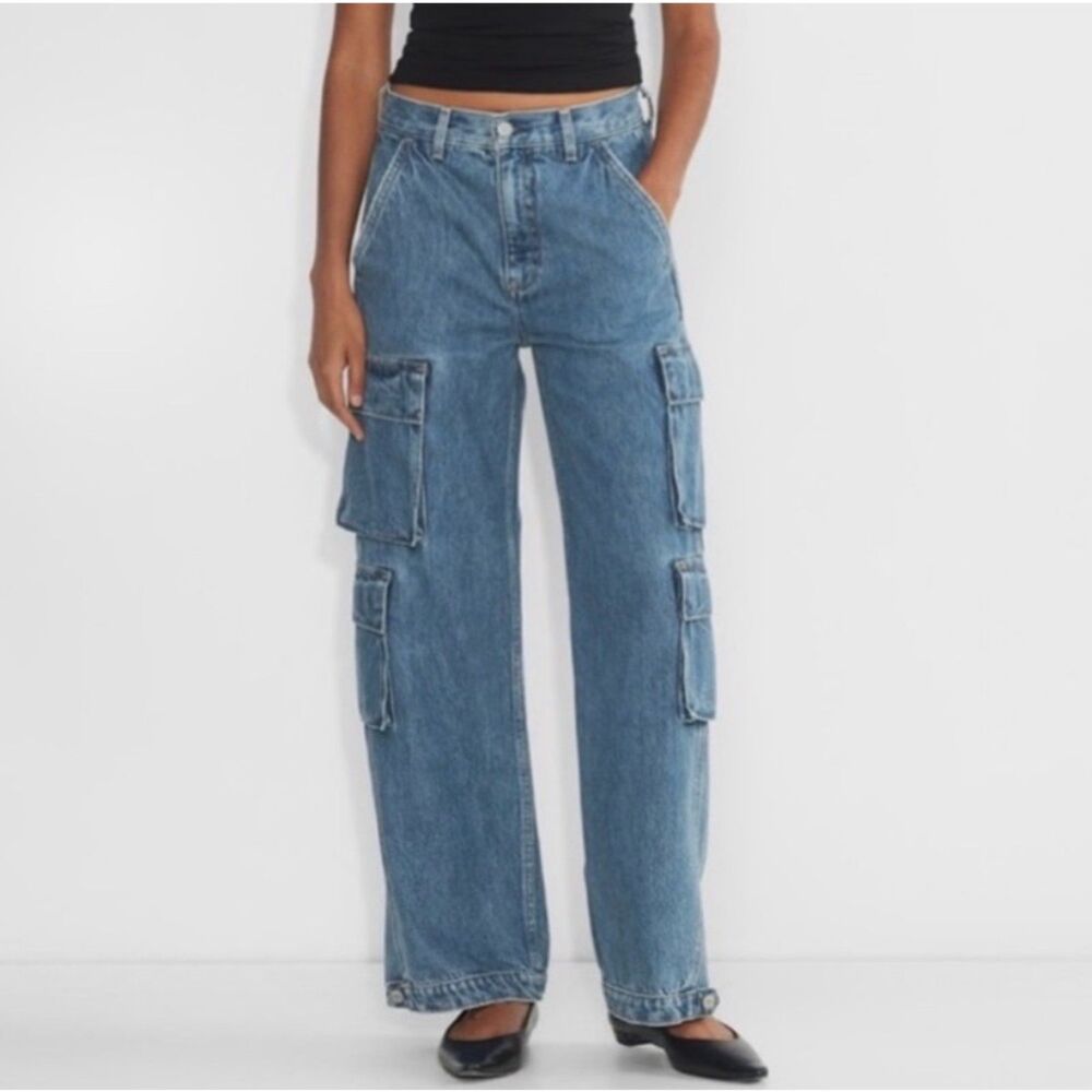 Aritzia Denim Forum Size 27 Jeans NWT in style "The 90's Millie High-Rise Cargo"